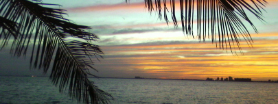 Rob Jones with a vibrant coastal sunset scene.