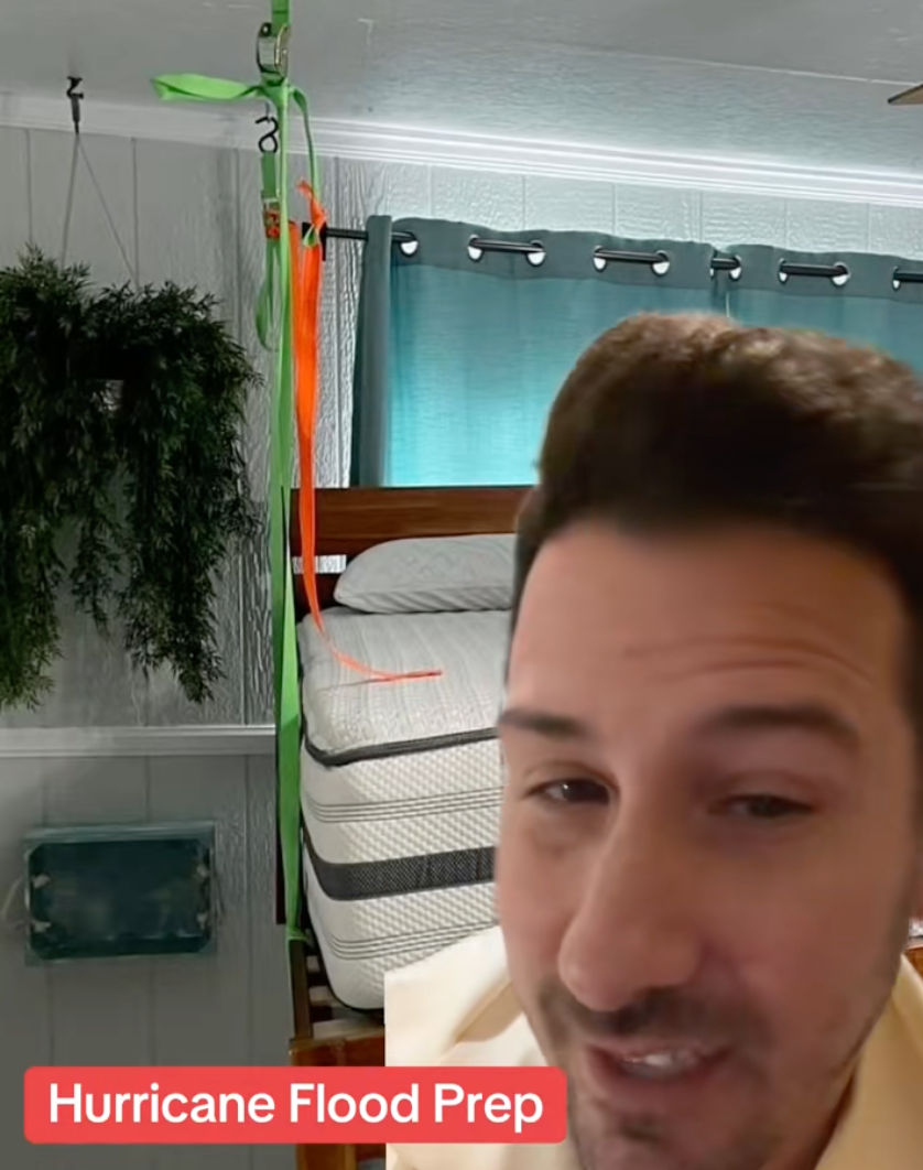 TikTok hurricane clip thumbnail